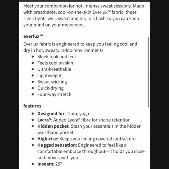 Lulu🍋 In Movement 25” Star Ruby size 6 - Picture 5 of 11